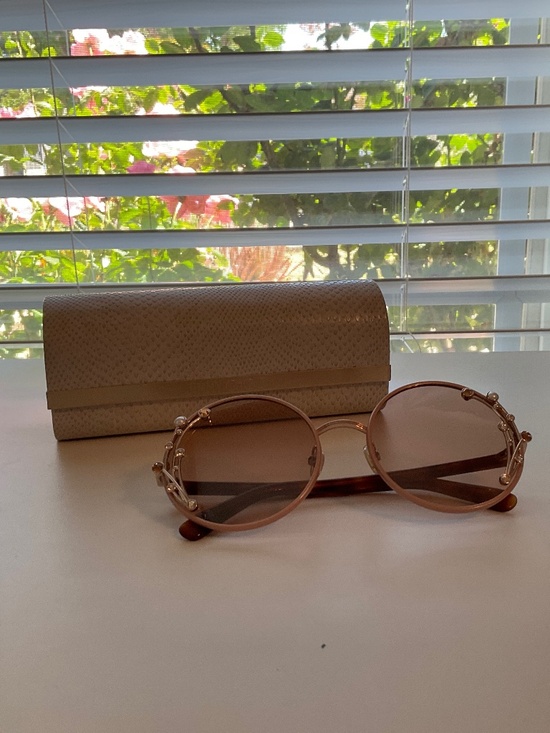 Authentic, brand new Jimmy Choo GEMA/SFWM sunglasses with case!! main image 2